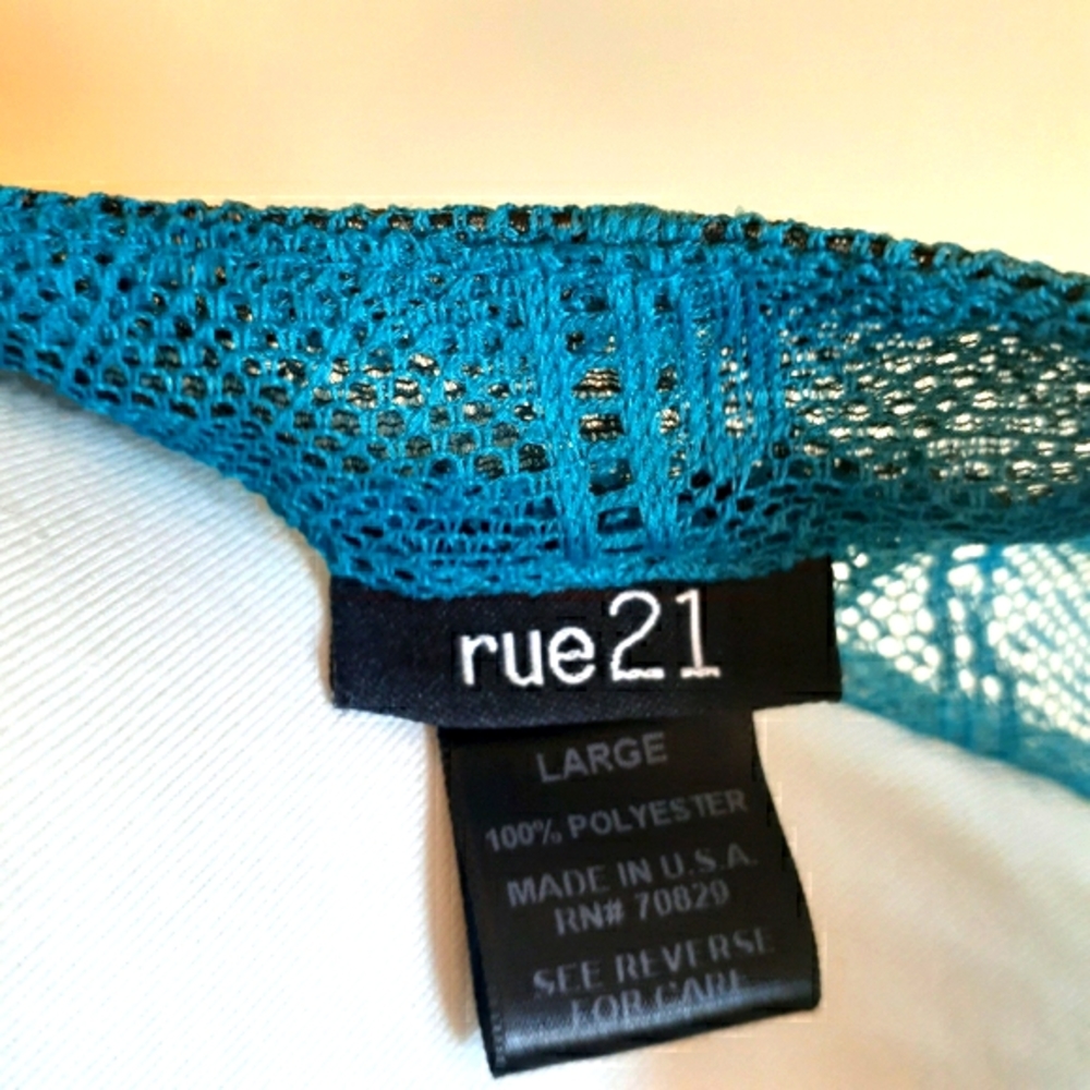 Rue 21 Ruffled Mesh Blouse - Picture 7 of 7